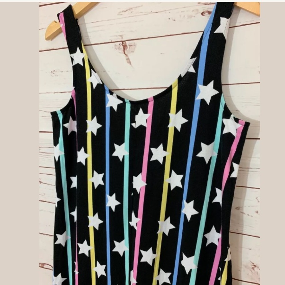 ASOS Star & Stripe Wide Leg Sleeveless Jumpsuit - Picture 4 of 8